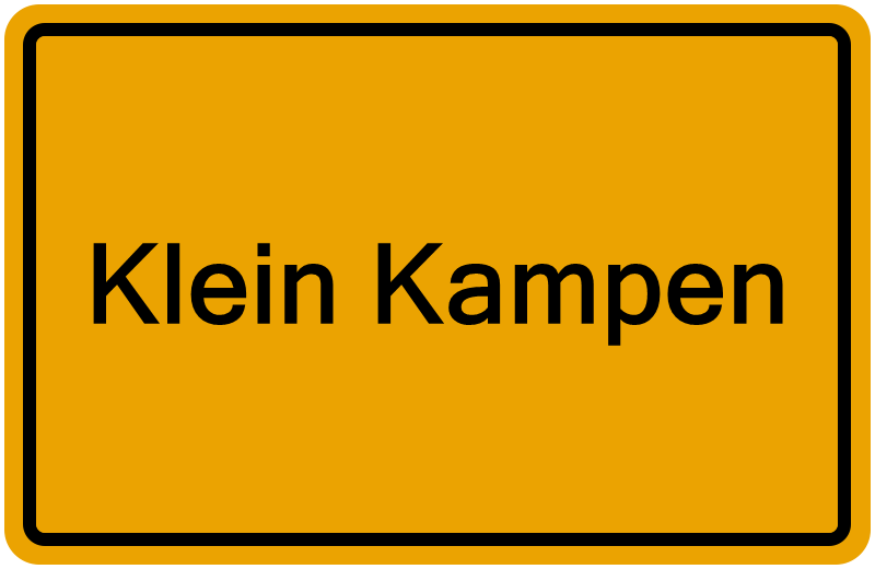 Handelsregisterauszug Klein Kampen